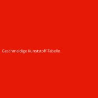 Geschmeidige Kunststoff-Tabelle
