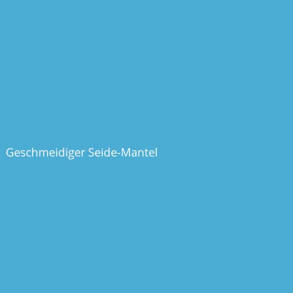 Geschmeidiger Seide-Mantel