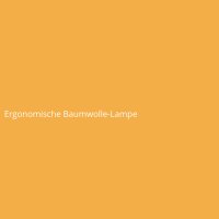 Ergonomische Baumwolle-Lampe