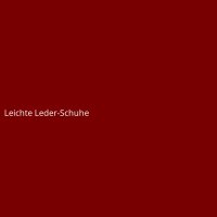 Leichte Leder-Schuhe
