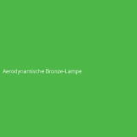 Aerodynamische Bronze-Lampe