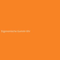 Ergonomische Gummi-Uhr