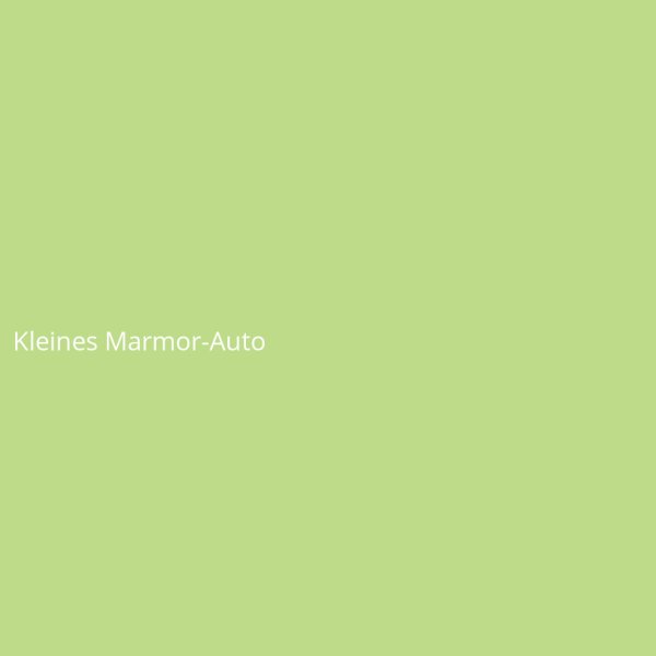 Kleines Marmor-Auto