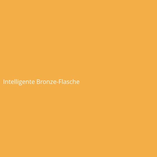 Intelligente Bronze-Flasche